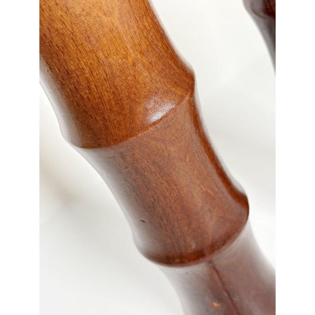 Cylindrical Wooden Table Lamps, France, 1990s, Set of 2 For Sale - Image 9 of 14