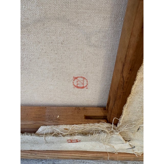 Tall and Thin 1980s Abstract Painting, Giving a Picaso Basqueat Feel For Sale In Miami - Image 6 of 8