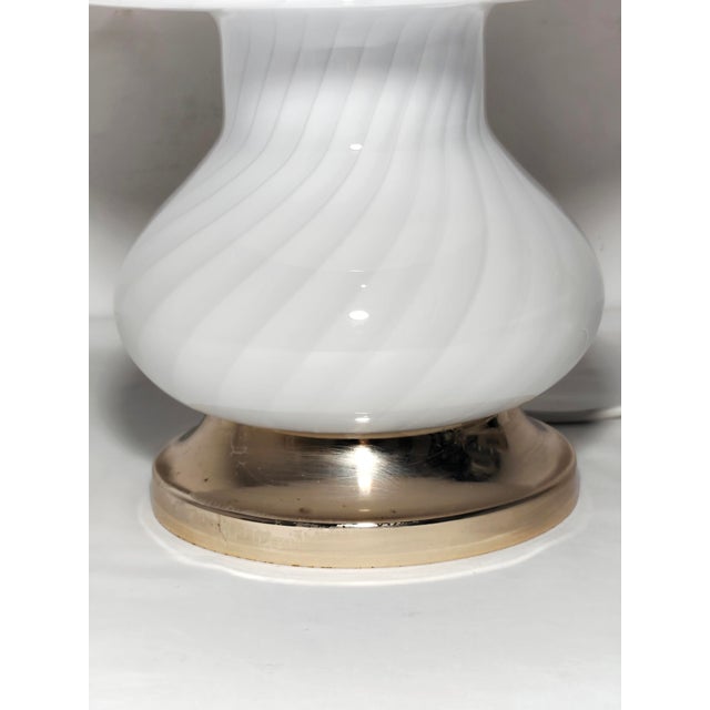 Glass Table Lamp, Italy, 1980s For Sale - Image 3 of 10