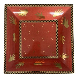 Large Mani al Vento Dish by Davide Pizzigoni / Bulgari for Rosenthal, 1990s For Sale