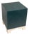 St. Charles Cube Side Table With Croc Texture Top For Sale