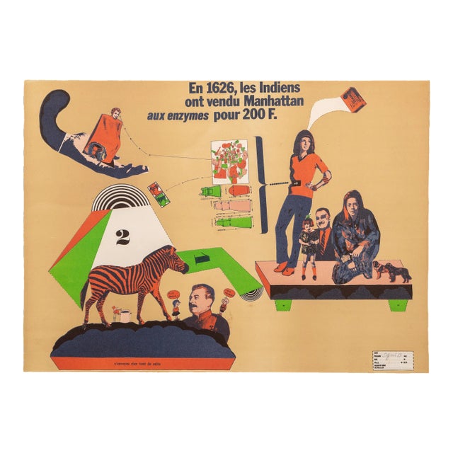 Antonio Seguí, Manhattan Aux Enzymes, Silkscreen For Sale