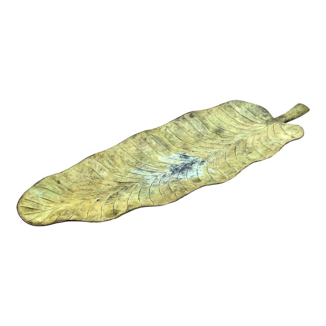 Leaf Shaped Centerpiece, France 1970s For Sale