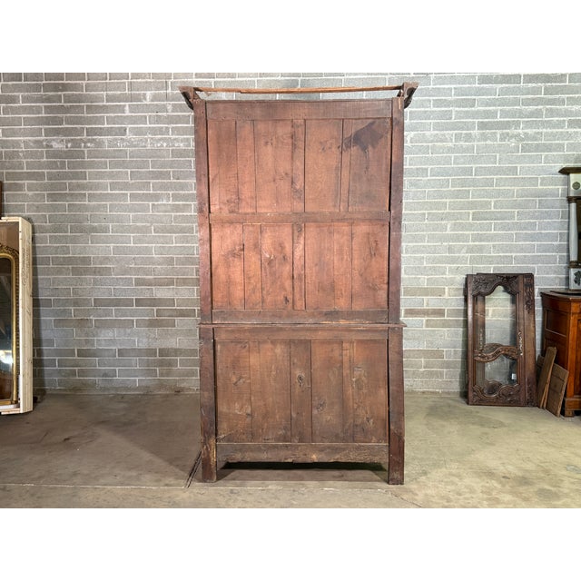 Mid 19th Century French Walnut China Buffet For Sale - Image 4 of 5