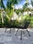 Metal 1950s Set of 2 Russell Woodard "Sculptura" Black Iron Mesh Dining Armchairs, Attributed For Sale - Image 7 of 7