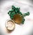 Vintage Victorian Gold Pocket Watch Locket, Green Cameo Woman, Long Art Glass Chain For Sale - Image 9 of 16