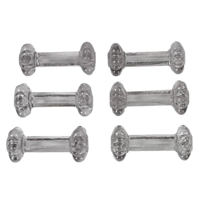 Italian Glass Cutlery Set, 1920s, Set of 6 For Sale