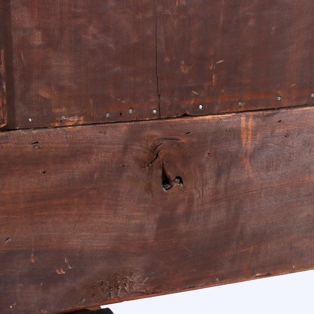 Oversized Antique Victorian 2-Door 2-Drawer Walnut Bookcase C1890 For Sale - Image 18 of 18