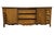 Late 20th Century Drexel Furniture Cabernet Collection Solid Pecan French Provincial 78" Triple Door Dresser 306-134 For Sale - Image 5 of 15