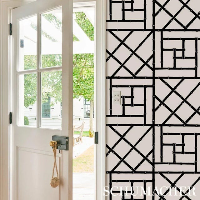 Part of the Cristina Buckley collection, glamourous Trellis is an ode to the ever-popular bamboo fretwork designs we...