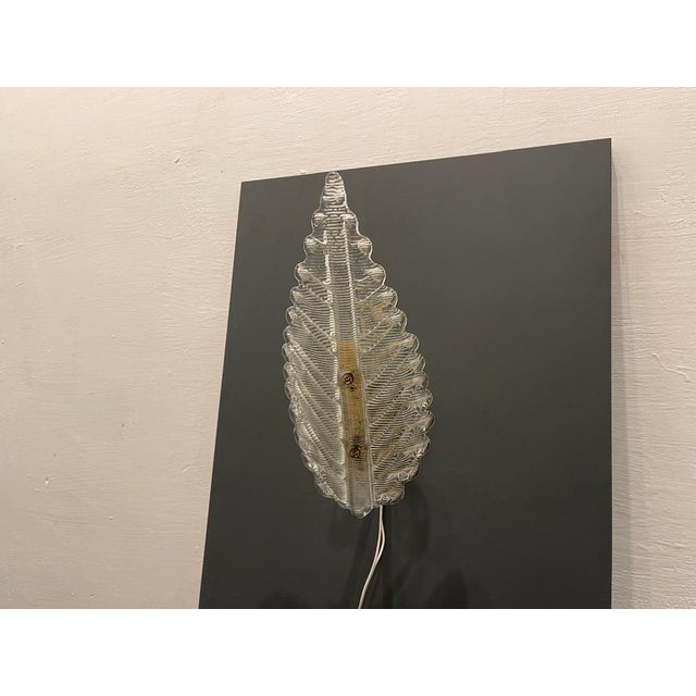 Gold Murano Glass Sconces from Barovier, 1950s, Set of 3 For Sale - Image 8 of 11