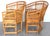 Pair of Brighton Pavilion Revival Bamboo, Rattan and Caned Armchairs, Circa 1970 For Sale - Image 12 of 14