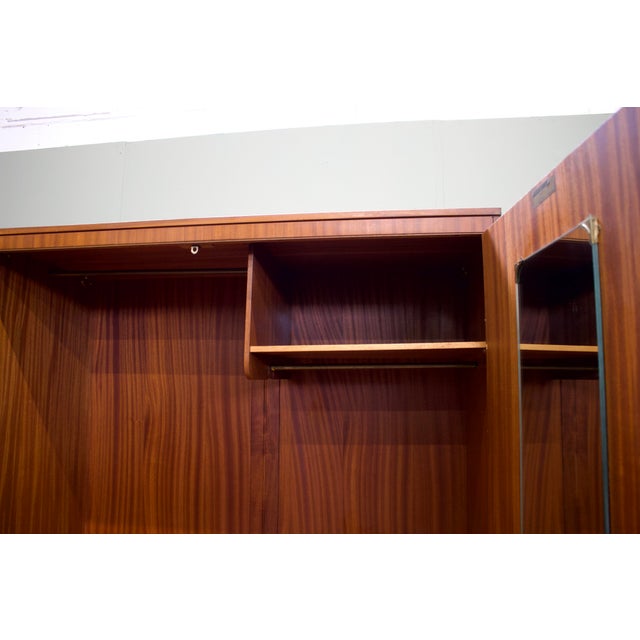 Brown Vintage Teak Wardrobe from Butilux, 1960s For Sale - Image 8 of 11