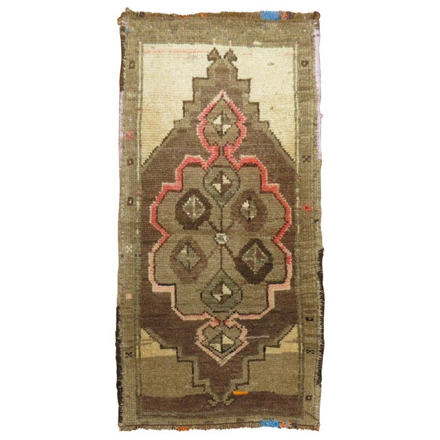 A one of a kind vintage Anatolian Turkish rug.