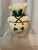 Shawnee Penn Mid Century Shawnee Pottery Shamrock Hand Painted Cookie Jar For Sale - Image 4 of 5