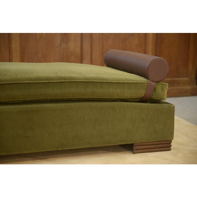 Daybed in the style of Eugène Printz, 1940s For Sale - Image 9 of 13