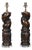 19th Century Italian Carved Walnut Solomonic Columns - a Pair For Sale