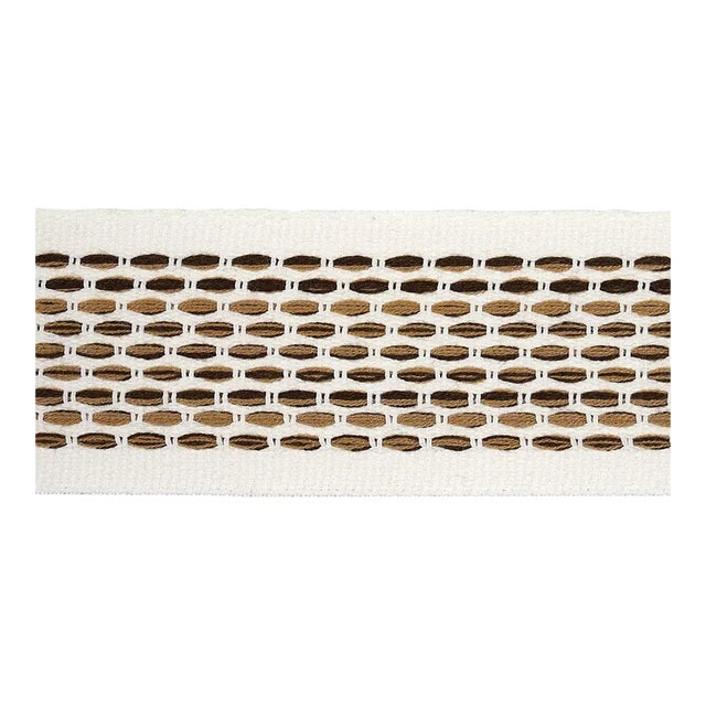 Schumacher Portola Tape Indoor/Outdoor in Neutral For Sale