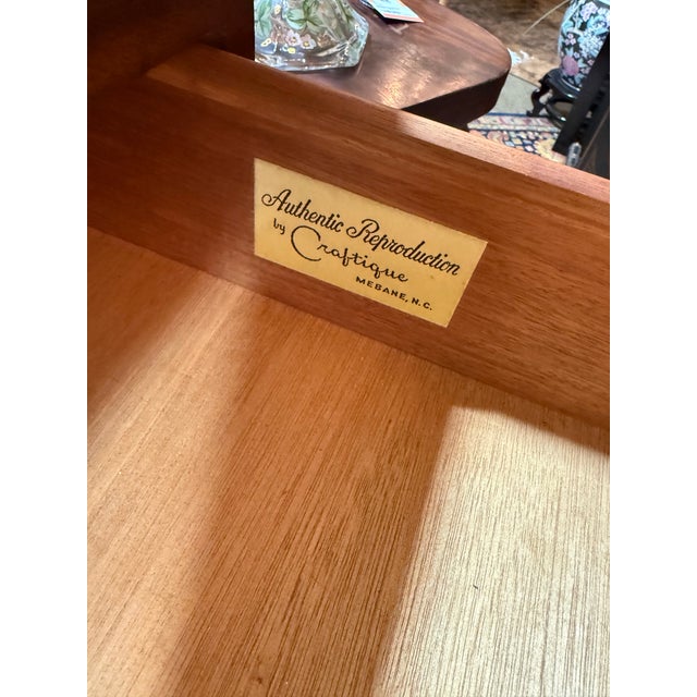 Wood Mid 20th Century Craftique Four Drawer Chest For Sale - Image 7 of 12