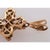 14 Karat Yellow Gold Crucifix Cross Pendant With .50 Total Diamond Weight For Sale - Image 10 of 10