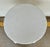 Timeless Noir Company Brutalist Style White Laramy Side Table, fiber cement, showroom floor sample