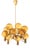 Scandinavian Modern Ceiling Lamp in Brass and Glass by Hans-Agne Jakobsson, 1960s For Sale