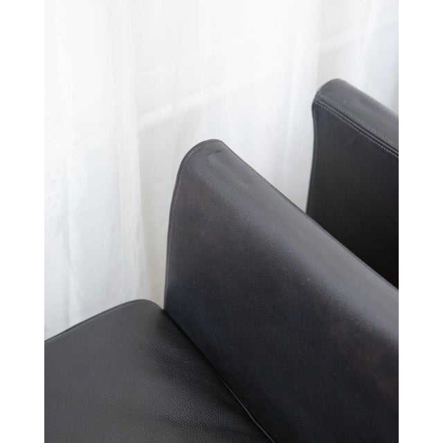 Skipper Mobler 1970s Danish Skippers Møbler Leather Lounge Chairs - A Pair For Sale - Image 4 of 16