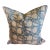 Hand Block Print Linen Pillow For Sale