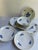 1980's Royal CopenhagenDenmark Blue Flowers Braided Edges Six(6) Salad Plates 7.5",Six(6) 7" Saucers(#8195),Six(6) Saucers 6.5"(#8269) - 18 pcs For Sale - Image 18 of 18