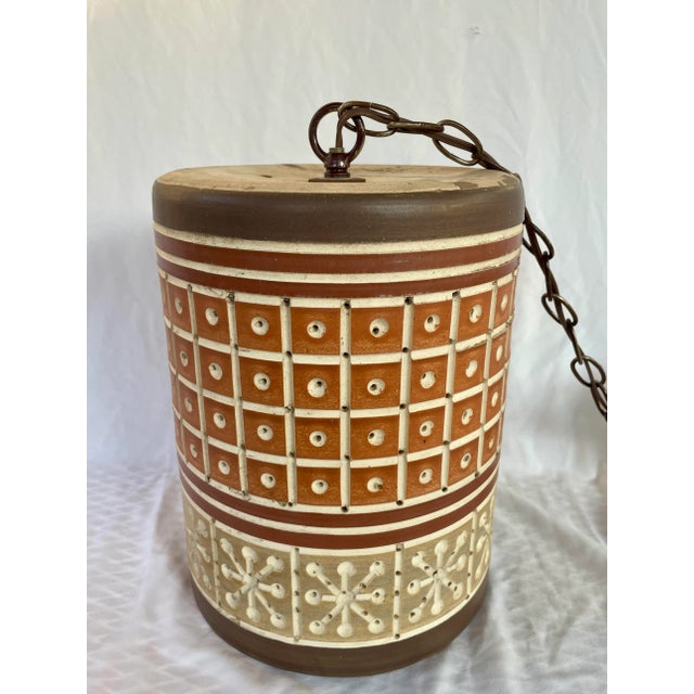 Ceramic Mid 20th Century Martha and Beaumont Mood Pendant For Sale - Image 7 of 9