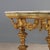 Carved and Gilded Wooden Console Table For Sale - Image 4 of 13