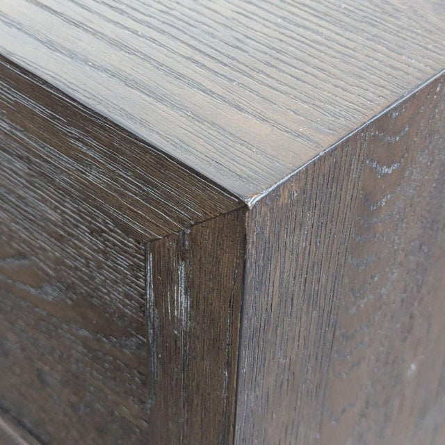 Restoration Hardware Machinto Closed Nightstand For Sale - Image 9 of 10