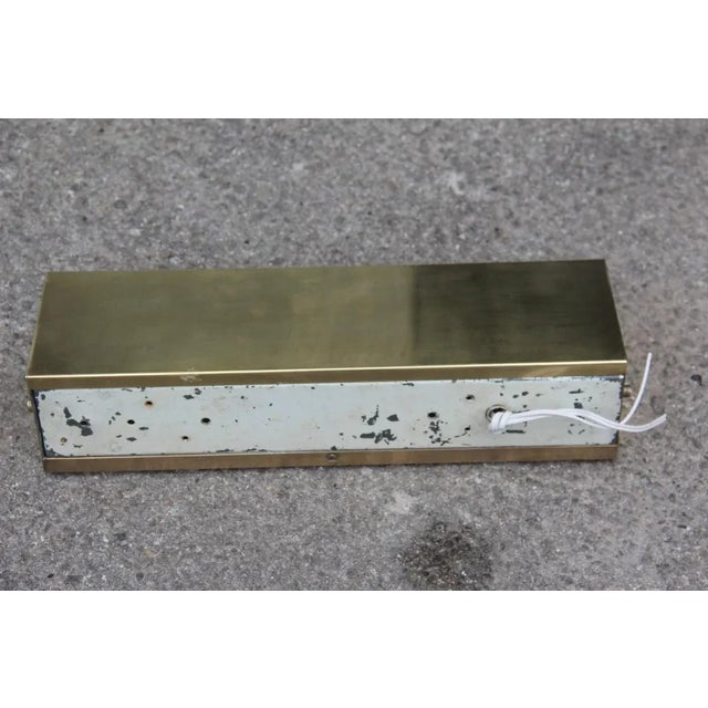 1950s Italian Glass &amp; Acrylic Glass Wall Light, 1950s For Sale - Image 5 of 6