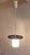 Metal Vintage Ceiling Lamp with a Patterned Relief Glass Shade on a Metal Lantern, 1970s For Sale - Image 7 of 7