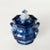 English 19th Century Flow Blue Sugar Bowl For Sale - Image 3 of 10
