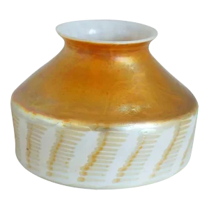 American Tiffany Studios Gold Zipper on Reactive Glass Candle Lamp Shade