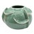 Late 20th Century Takue Yaki Seiji Celadon Folded Studio Vase Signed Heirō With Tomobako Box For Sale - Image 5 of 10
