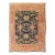 Antique Persian Sultanabad Carpet in Navy Blue Background and Rose Red Border 10'5 X 13' For Sale