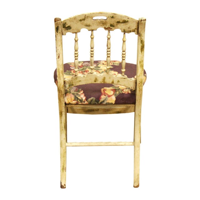 Mid 20th Century Pair of Old Wooden French Country Chairs For Sale - Image 12 of 12