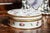 Beautiful English Hand Painted Rose Mintons China Antique Porcelain Circular Jewelry Vanity Box For Sale - Image 9 of 13