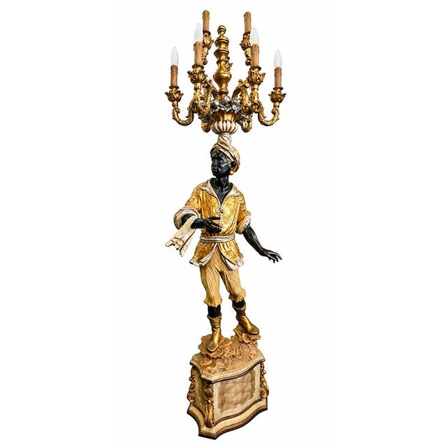 6-Light Floor Lamp from Moretto Veneziano, 1980s For Sale - Image 3 of 6