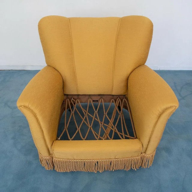 Yellow Vintage Sofas from Trafil Isa, 1960s, Set of 3 For Sale - Image 8 of 13