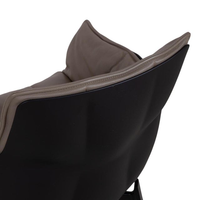 Husk Leather Chairs from B&B Italia, Set of 4 For Sale - Image 10 of 17