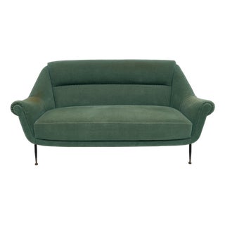 Mid-Century Modern Italian Sofa attributed to Gigi Radice for Minotti, 1950s For Sale