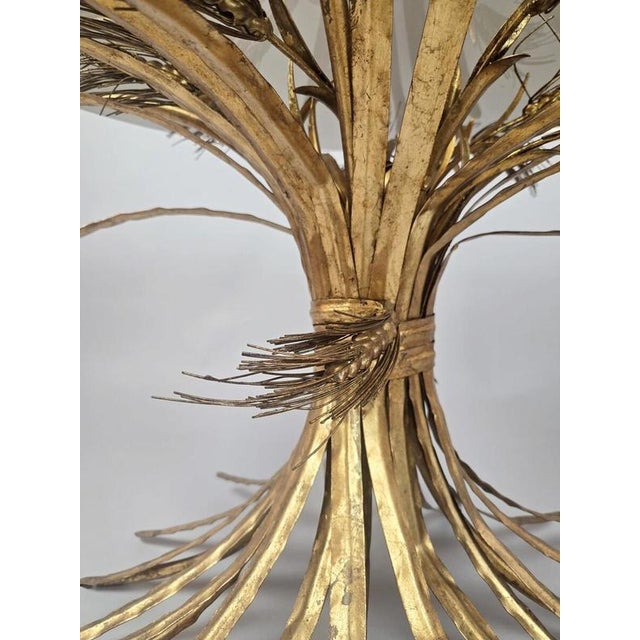1970s Sheaf of Wheat Side Table in the style of Chanel, 1970 For Sale - Image 5 of 9