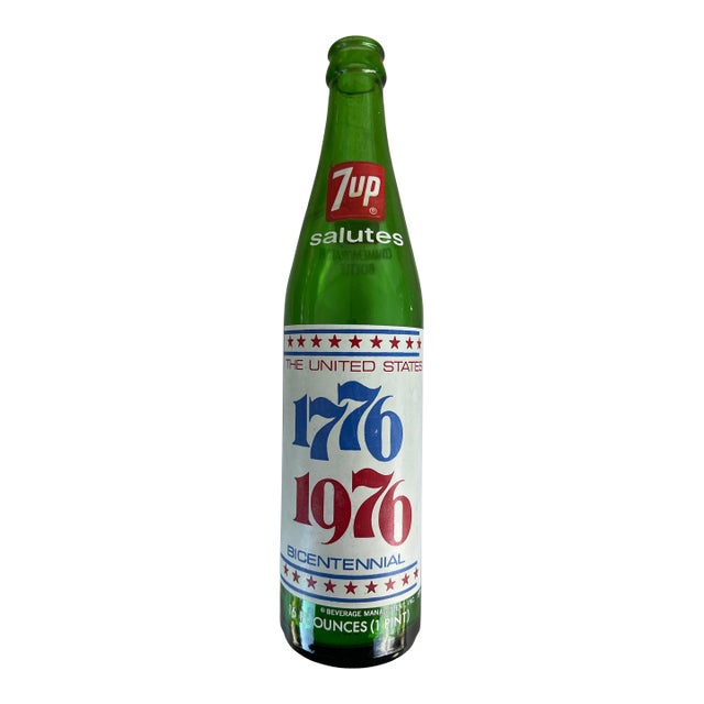 1976 - 7up Bottle Commemorates America 200 Birthday For Sale