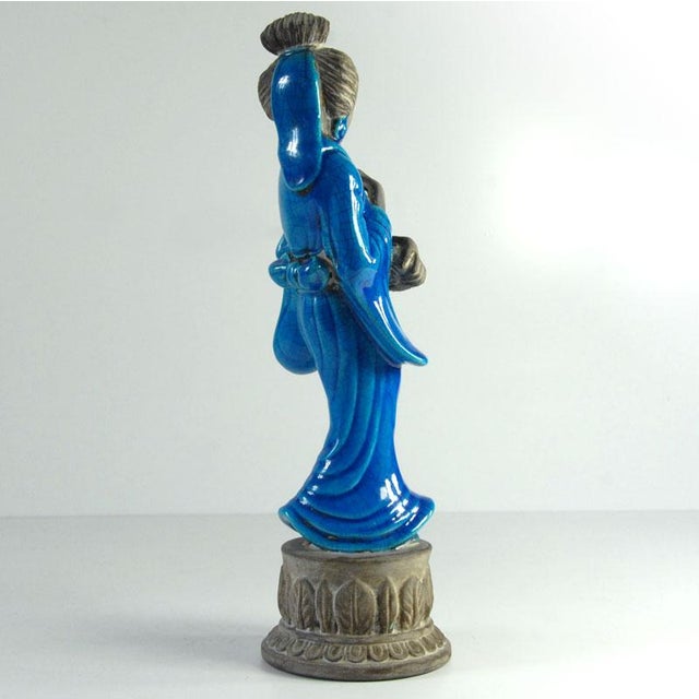Ugo Zaccagnini Italian Ceramic Figurine by Ugo Zaccagnini, 1940s For Sale - Image 4 of 13
