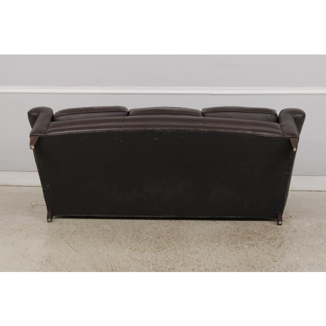 Hancock & Moore 3 Seat Leather Sofa For Sale - Image 14 of 15