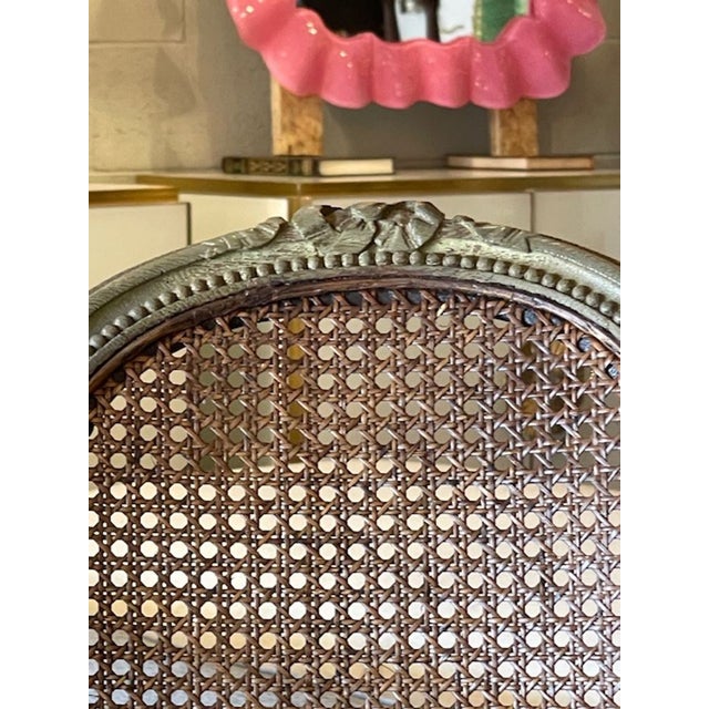 Pair of French Louis XVI Cane Side Chairs For Sale In Dallas - Image 6 of 11