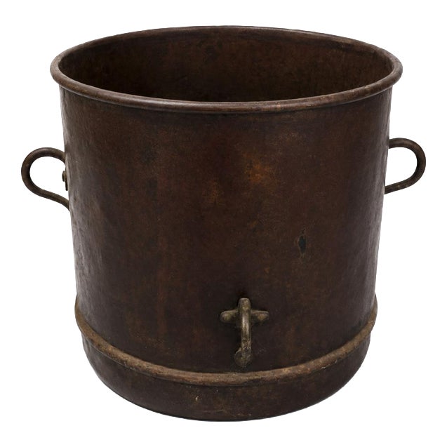 Water Reservoir with Handles in Copper For Sale